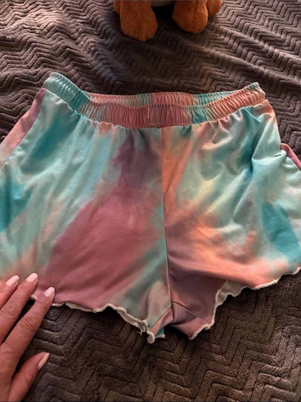 Tie-Dye Pastel Lounge Shorts - Women's